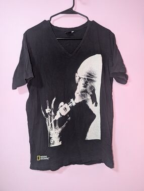 National Geographic X-Ray Skeleton V-Neck T-Shirt